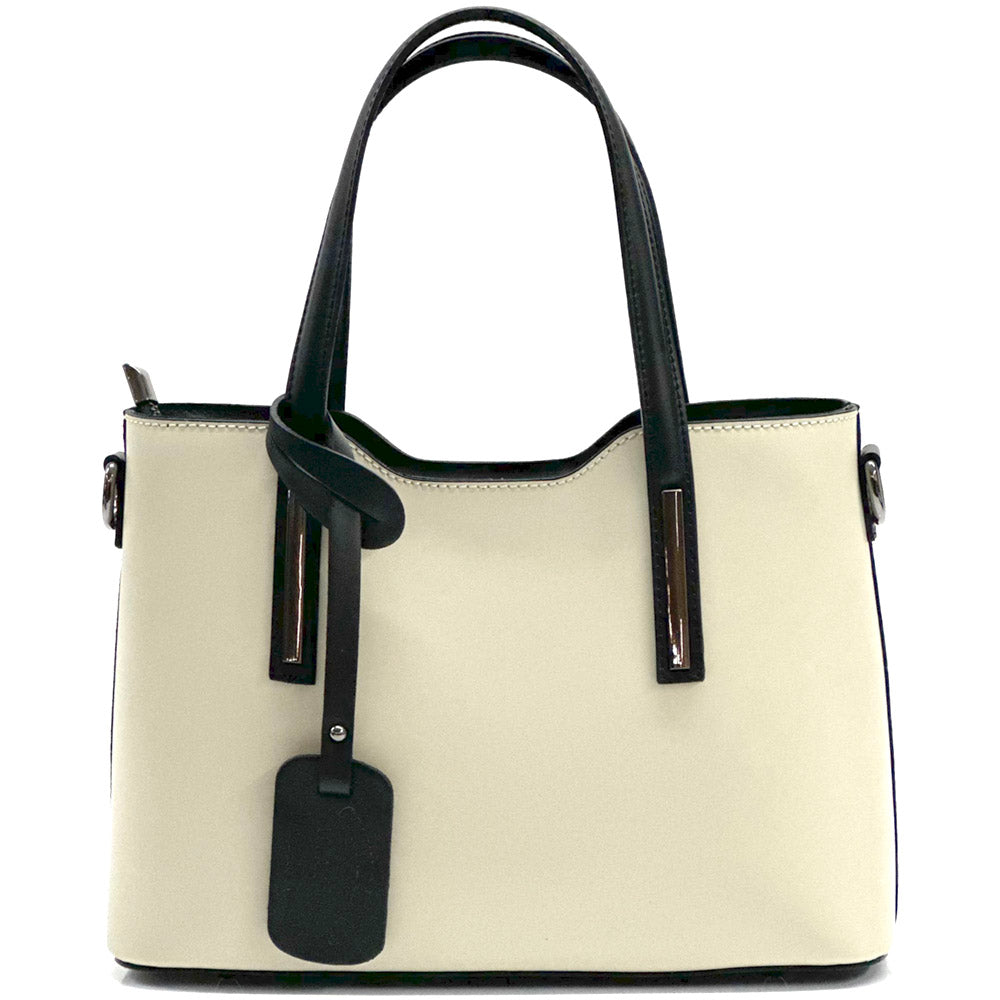 Emily leather Handbag - Made In Italy
