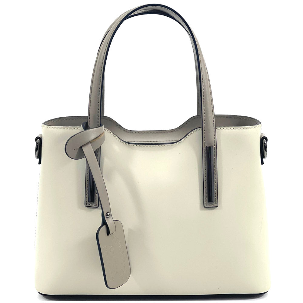 Emily leather Handbag - Made In Italy