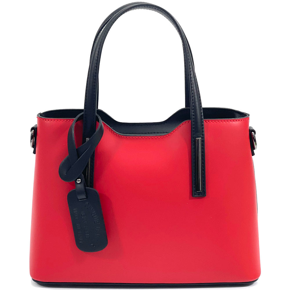 Emily leather Handbag - Made In Italy