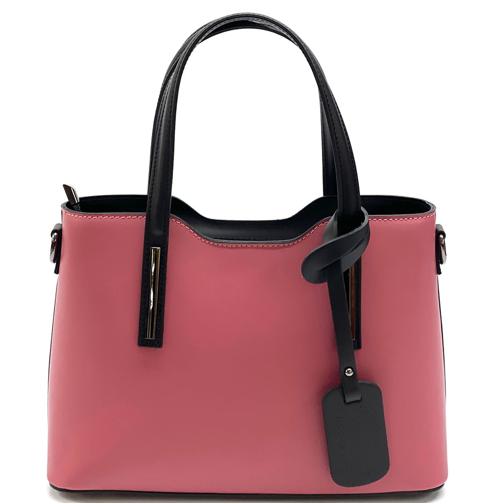 Emily leather Handbag - Made In Italy