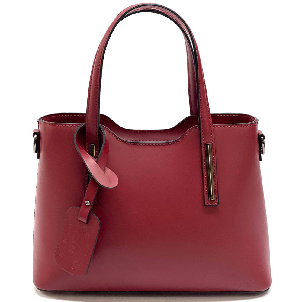 Emily leather Handbag - Made In Italy
