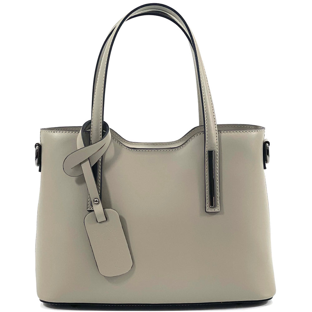 Emily leather Handbag - Made In Italy