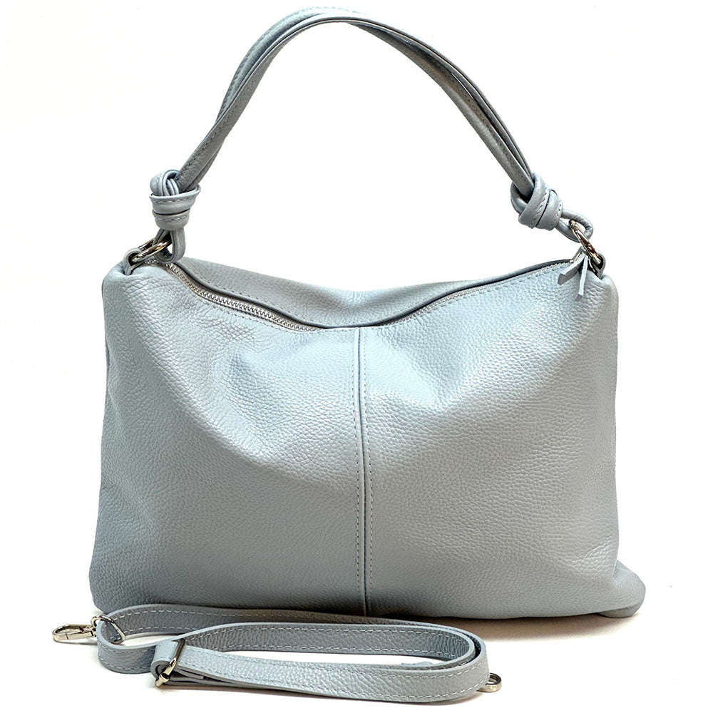 Lunaria Italian Leather Shoulder Bag - Made In Italy