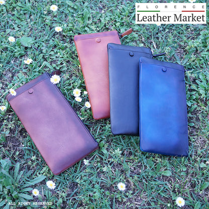 Wallet Adele in vintage leather - Made In Italy