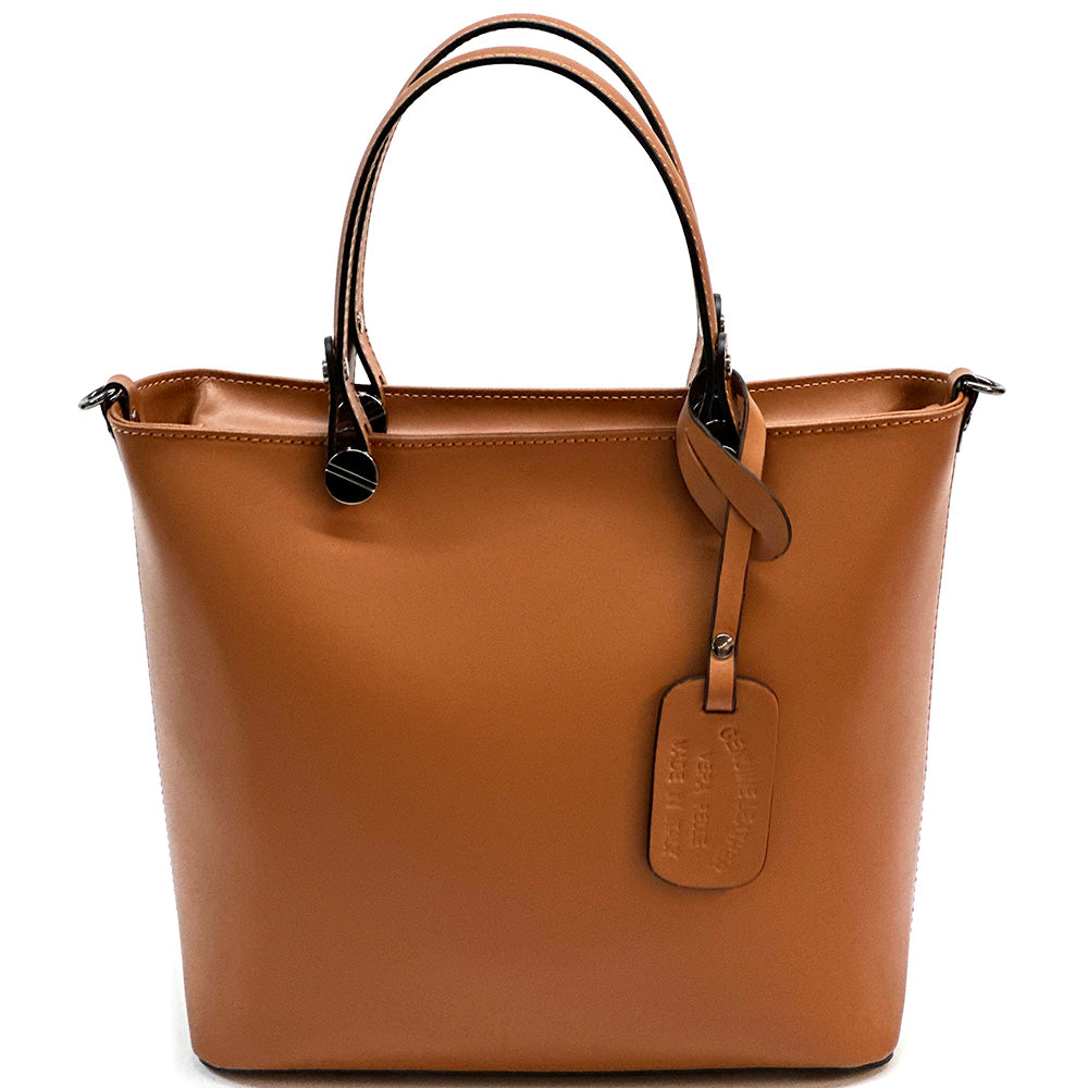 Raffaella Leather Tote Bag - Made In Italy