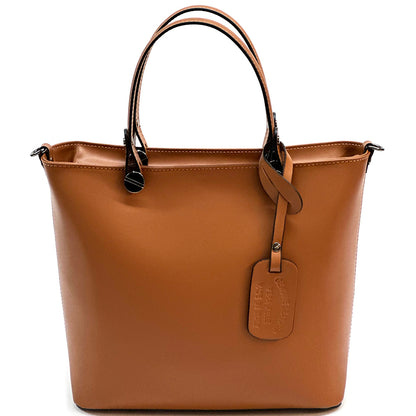 Raffaella Leather Tote Bag - Made In Italy