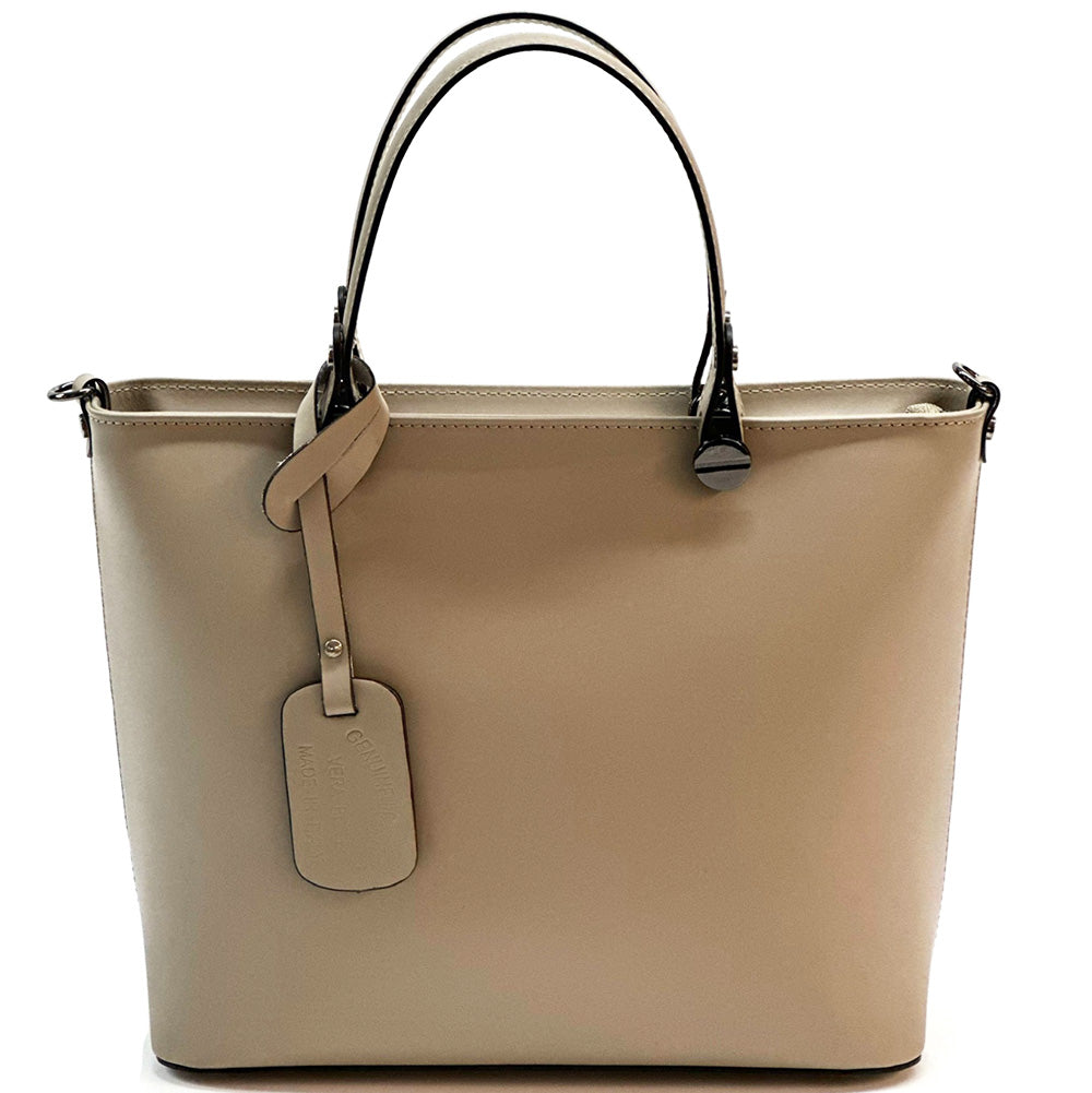 Raffaella Leather Tote Bag - Made In Italy