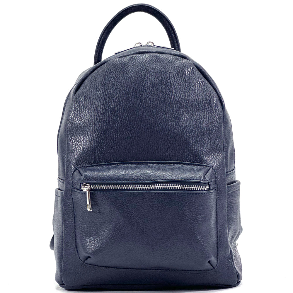 Santina Italian Leather Backpack - Made In Italy