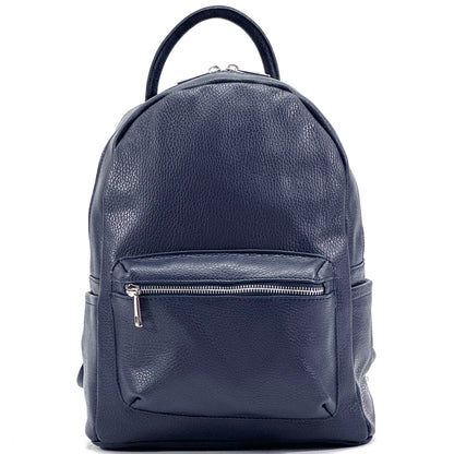 Santina Italian Leather Backpack - Made In Italy
