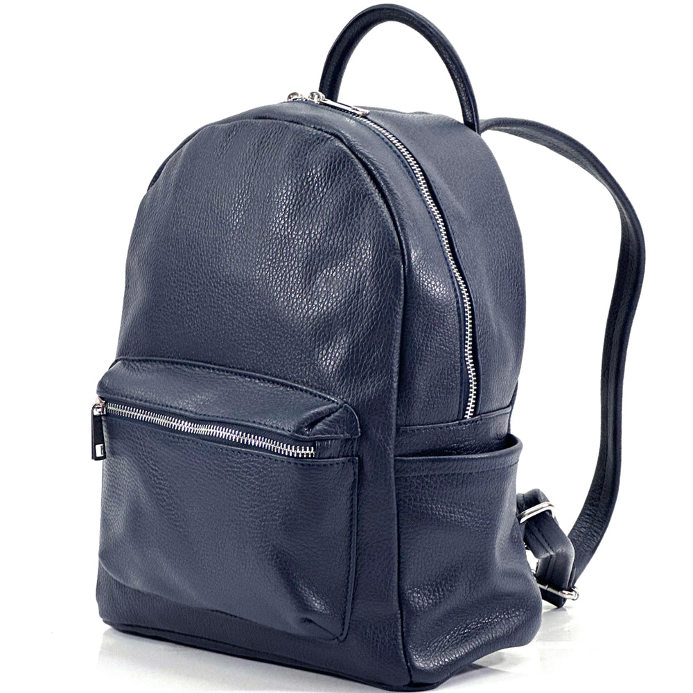 Santina Italian Leather Backpack - Made In Italy