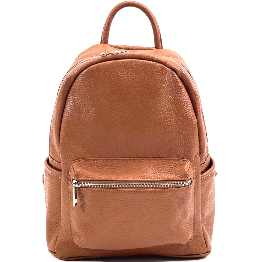Santina Italian Leather Backpack - Made In Italy