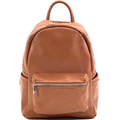 Santina Italian Leather Backpack - Made In Italy