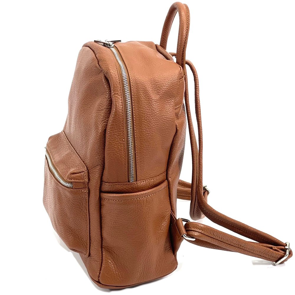 Santina Italian Leather Backpack - Made In Italy