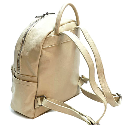 Santina Italian Leather Backpack - Made In Italy