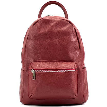 Santina Italian Leather Backpack - Made In Italy