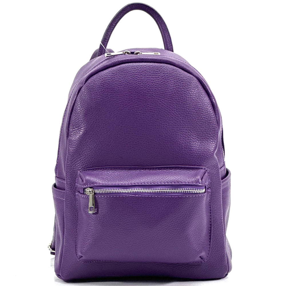 Santina Italian Leather Backpack - Made In Italy