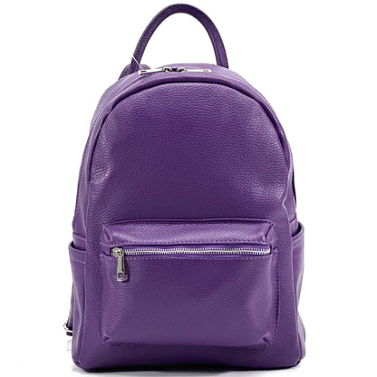 Santina Italian Leather Backpack - Made In Italy