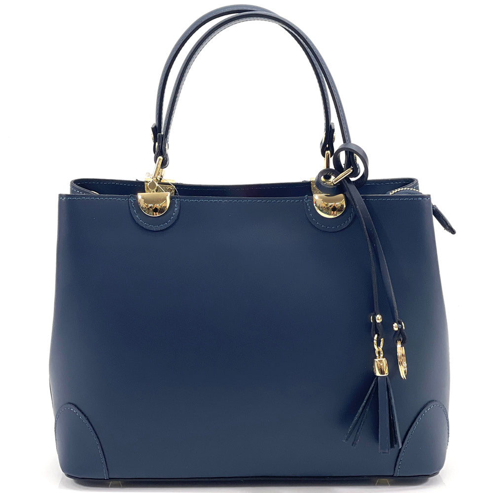 Irma leather handbag - Made In Italy