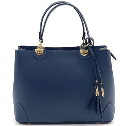 Irma leather handbag - Made In Italy