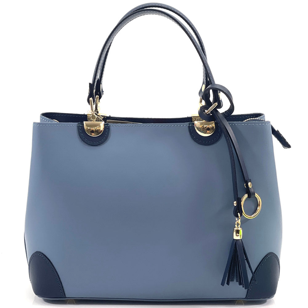 Irma leather handbag - Made In Italy