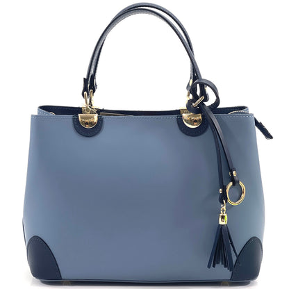 Irma leather handbag - Made In Italy