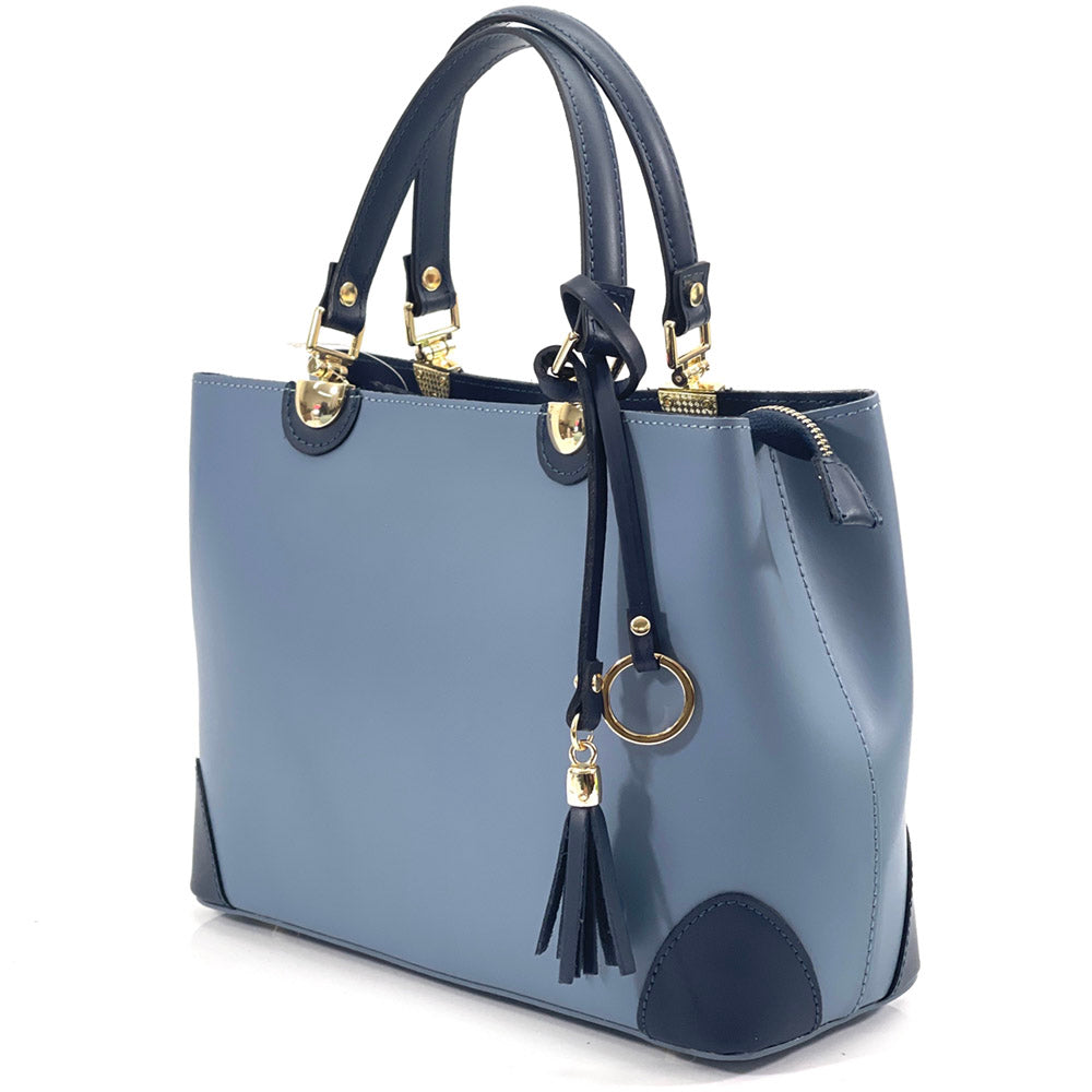 Irma leather handbag - Made In Italy