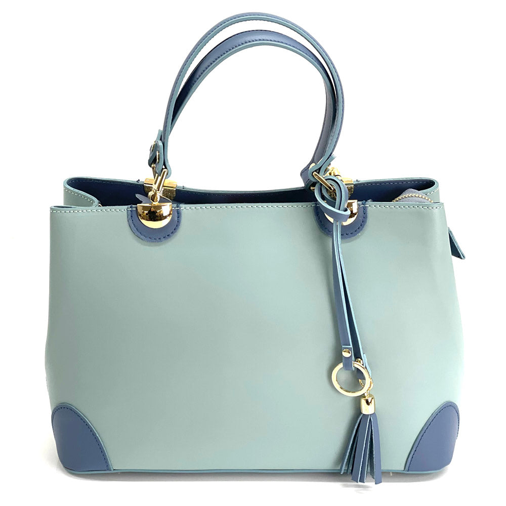 Irma leather handbag - Made In Italy