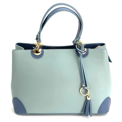Irma leather handbag - Made In Italy