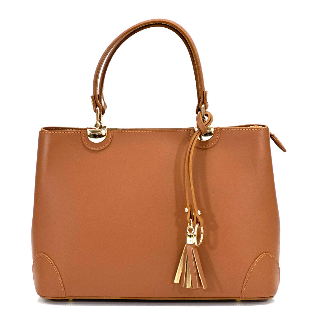Irma leather handbag - Made In Italy