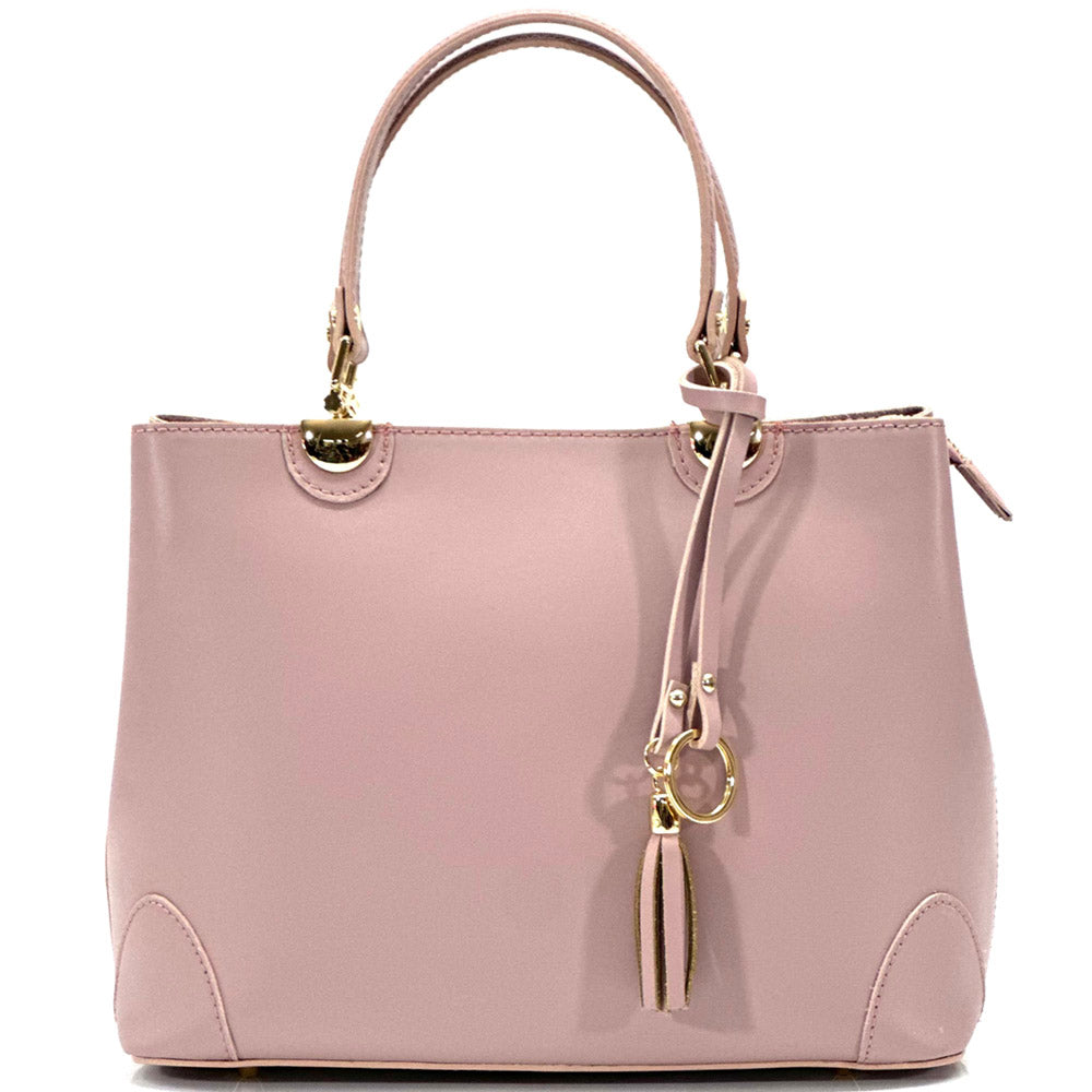 Irma leather handbag - Made In Italy