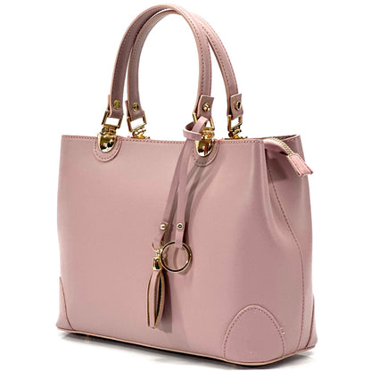 Irma leather handbag - Made In Italy