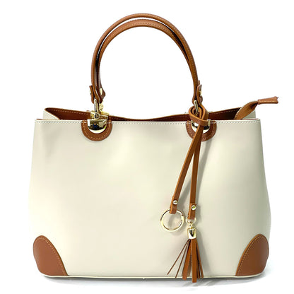 Irma leather handbag - Made In Italy