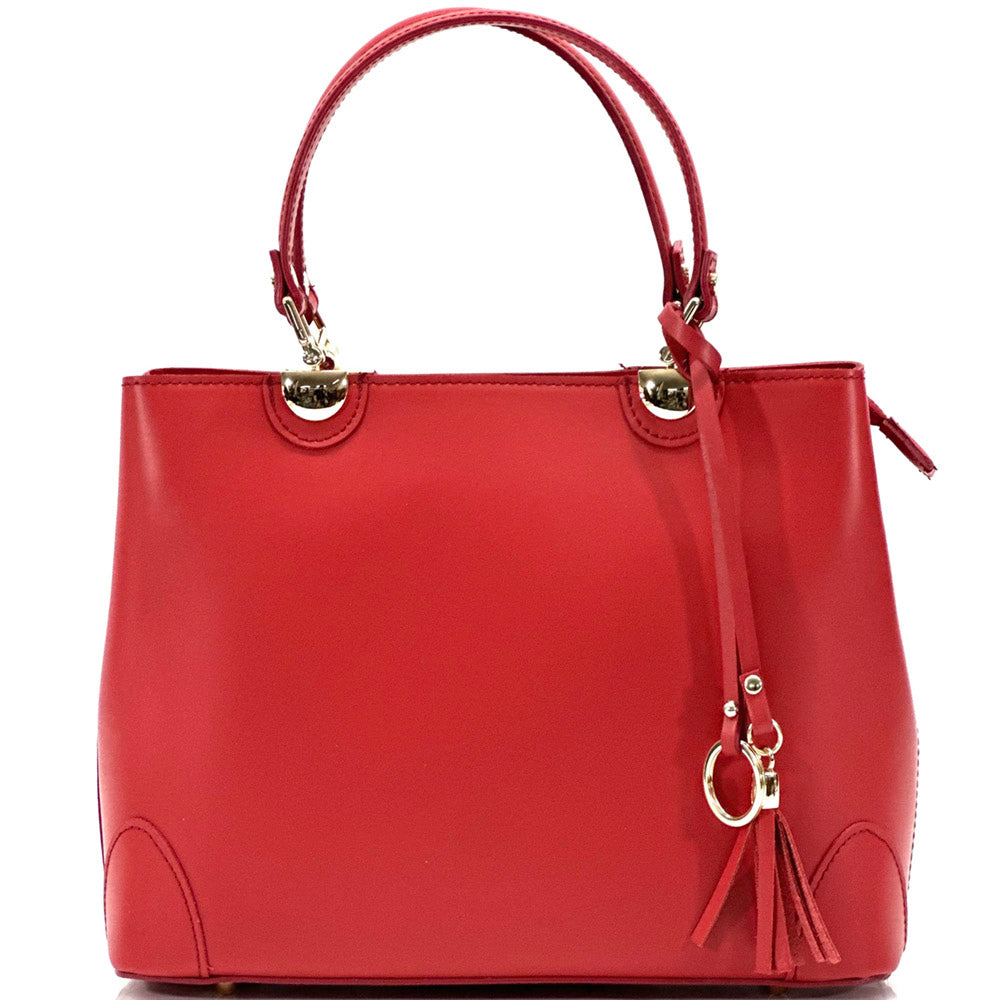 Irma leather handbag - Made In Italy