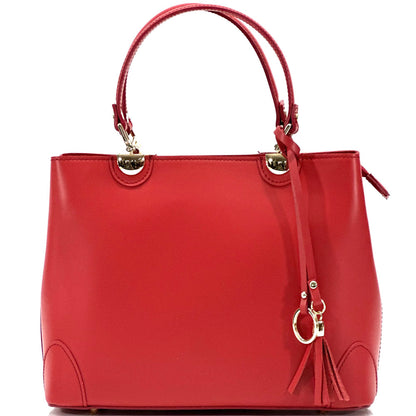 Irma leather handbag - Made In Italy