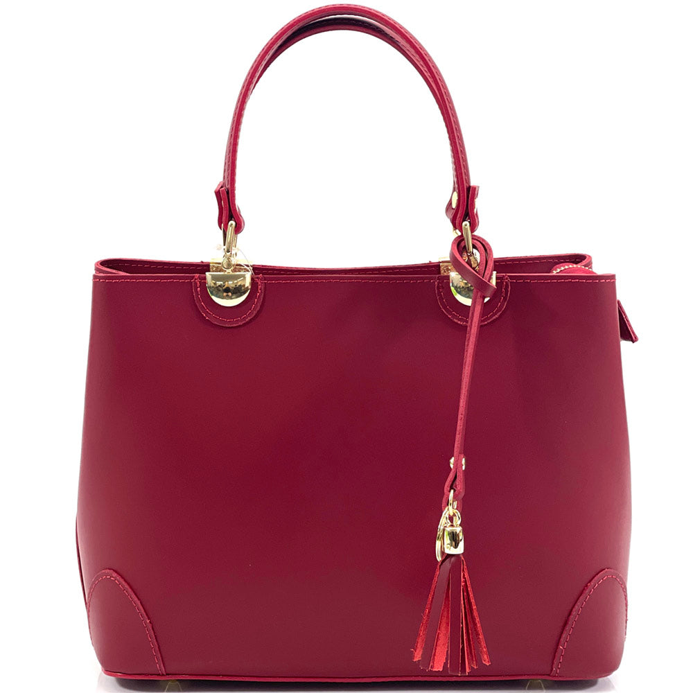 Irma leather handbag - Made In Italy