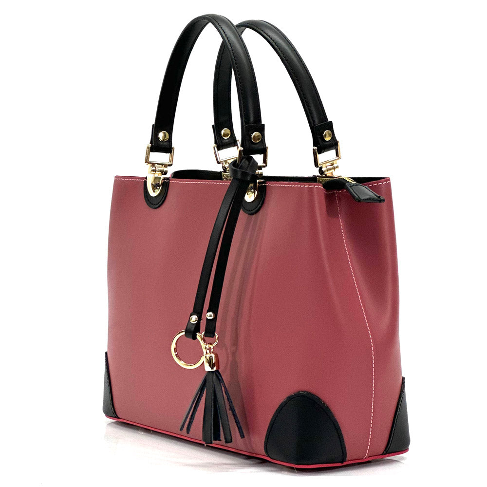 Irma leather handbag - Made In Italy