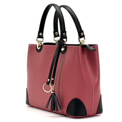 Irma leather handbag - Made In Italy