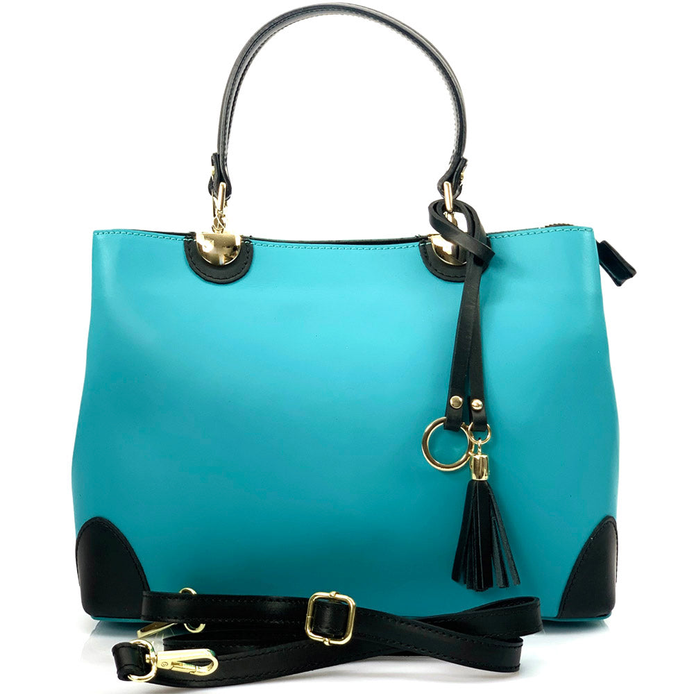 Irma leather handbag - Made In Italy