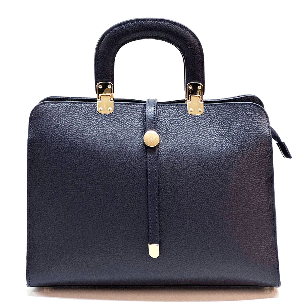Ermanno Leather Tote Bag - Made In Italy
