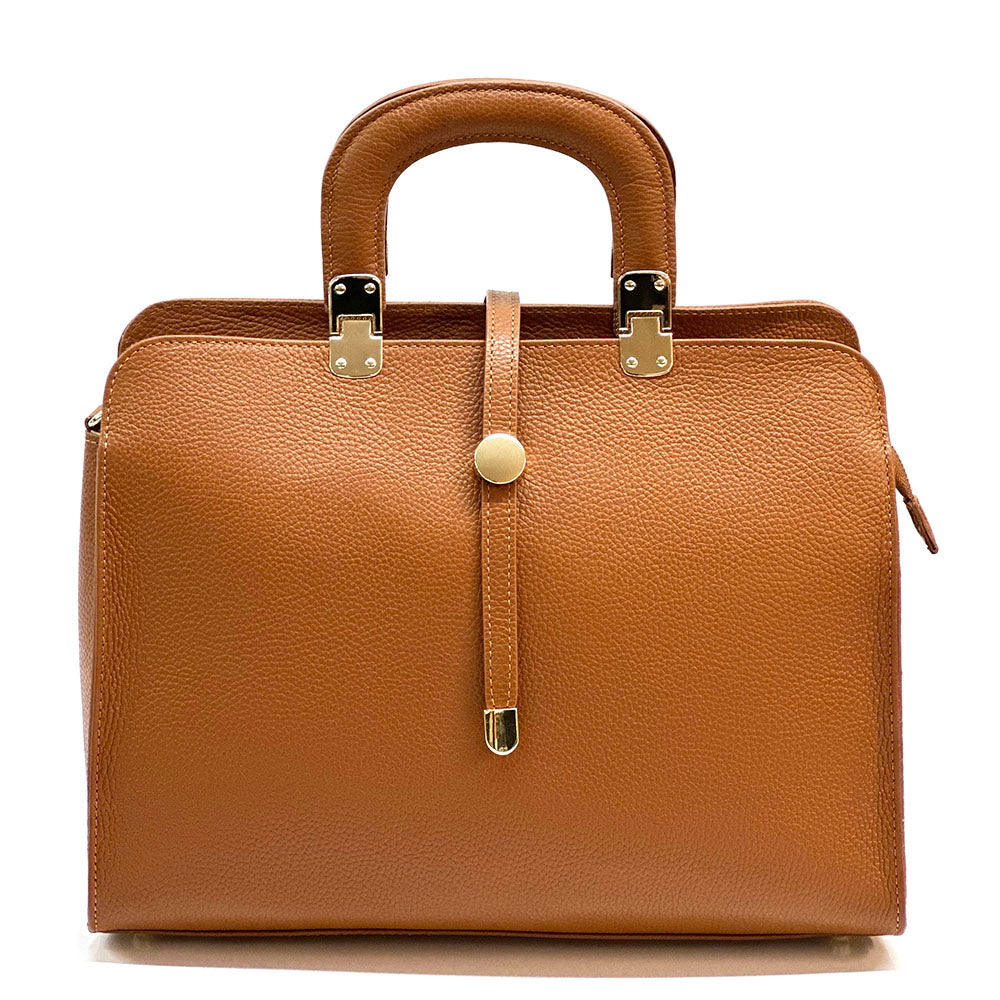 Ermanno Leather Tote Bag - Made In Italy