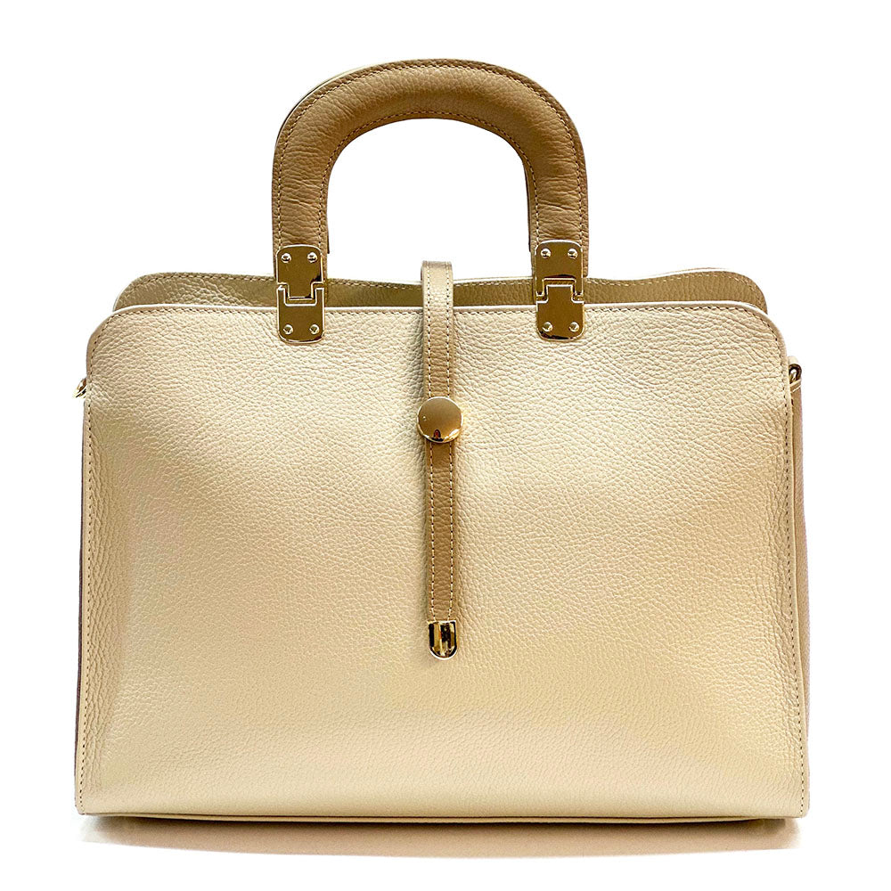 Ermanno Leather Tote Bag - Made In Italy