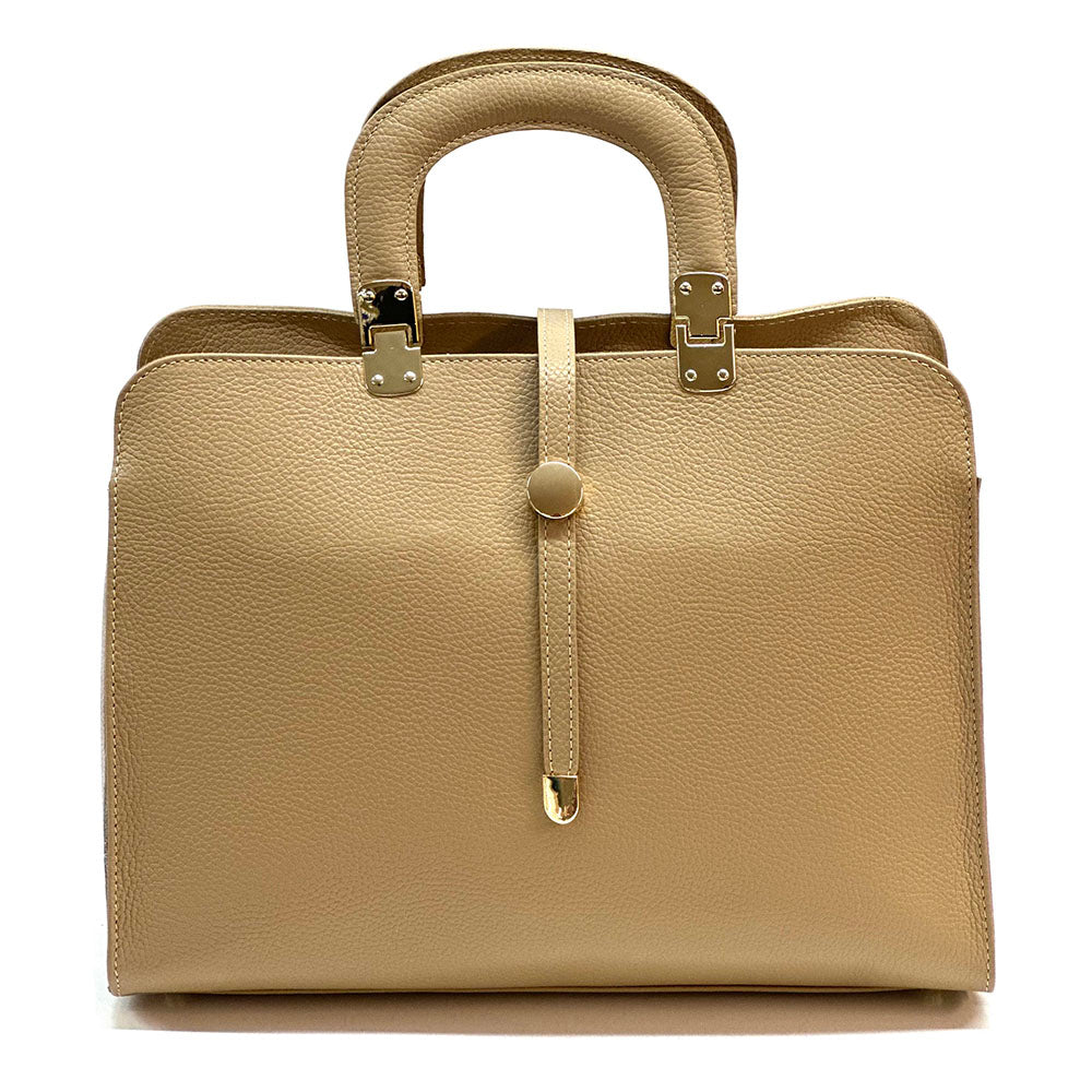 Ermanno Leather Tote Bag - Made In Italy