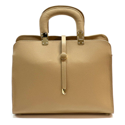 Ermanno Leather Tote Bag - Made In Italy