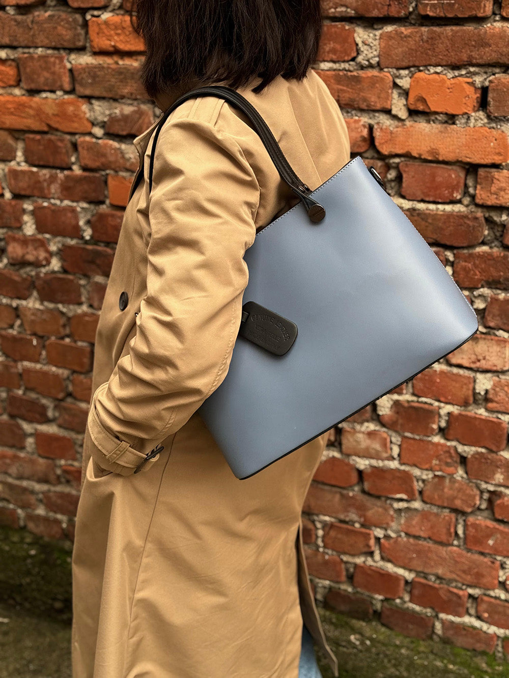 Margherita Tote Italian Handmade Leather Tote Bag - Made In Italy