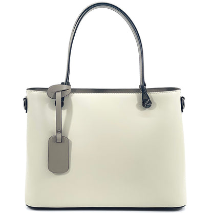 Margherita Tote Italian Handmade Leather Tote Bag - Made In Italy