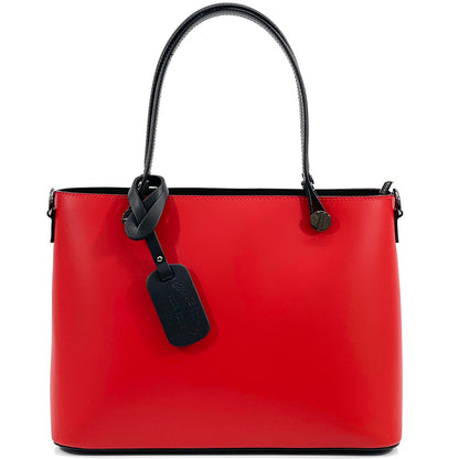 Margherita Tote Italian Handmade Leather Tote Bag - Made In Italy