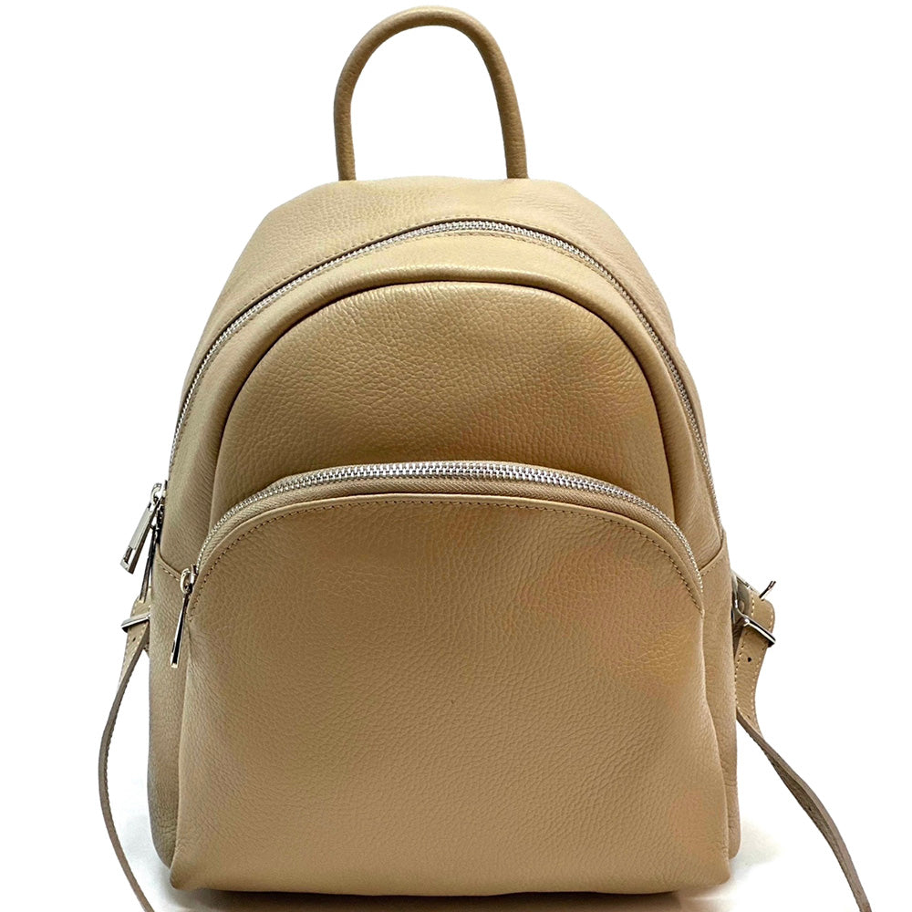 Connor Backpack in leather - Made In Italy