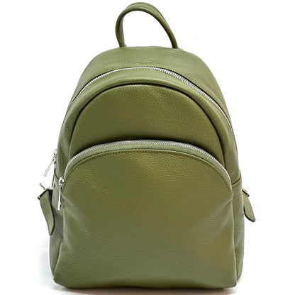 Connor Backpack in leather - Made In Italy
