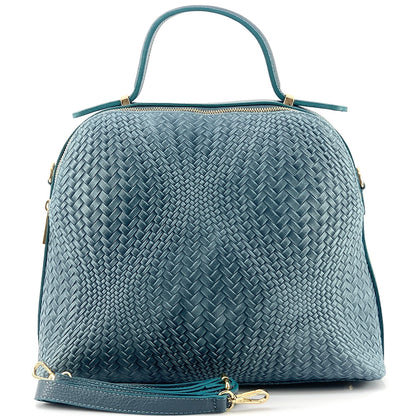Lisa leather shoulder bag - Made In Italy