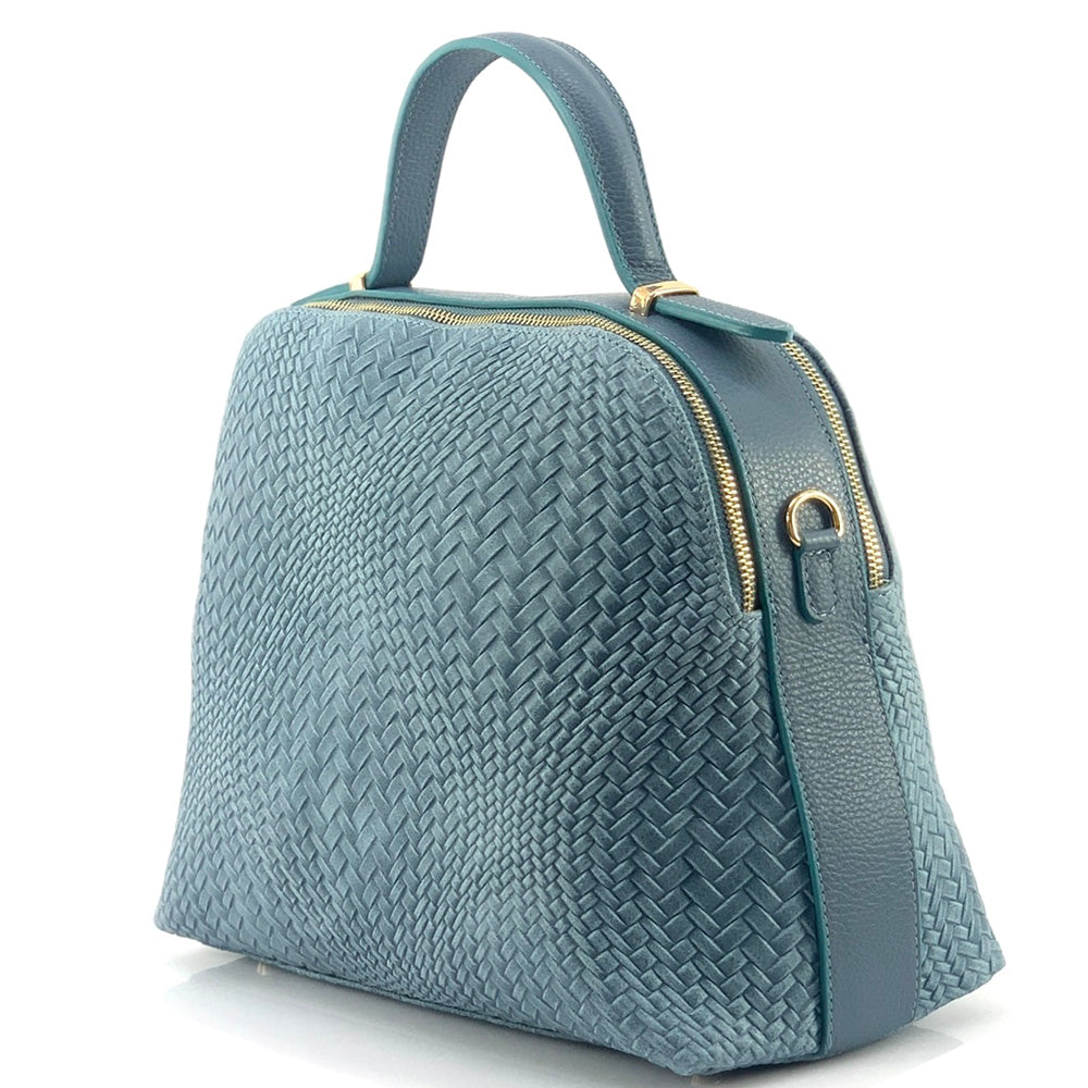 Lisa leather shoulder bag - Made In Italy